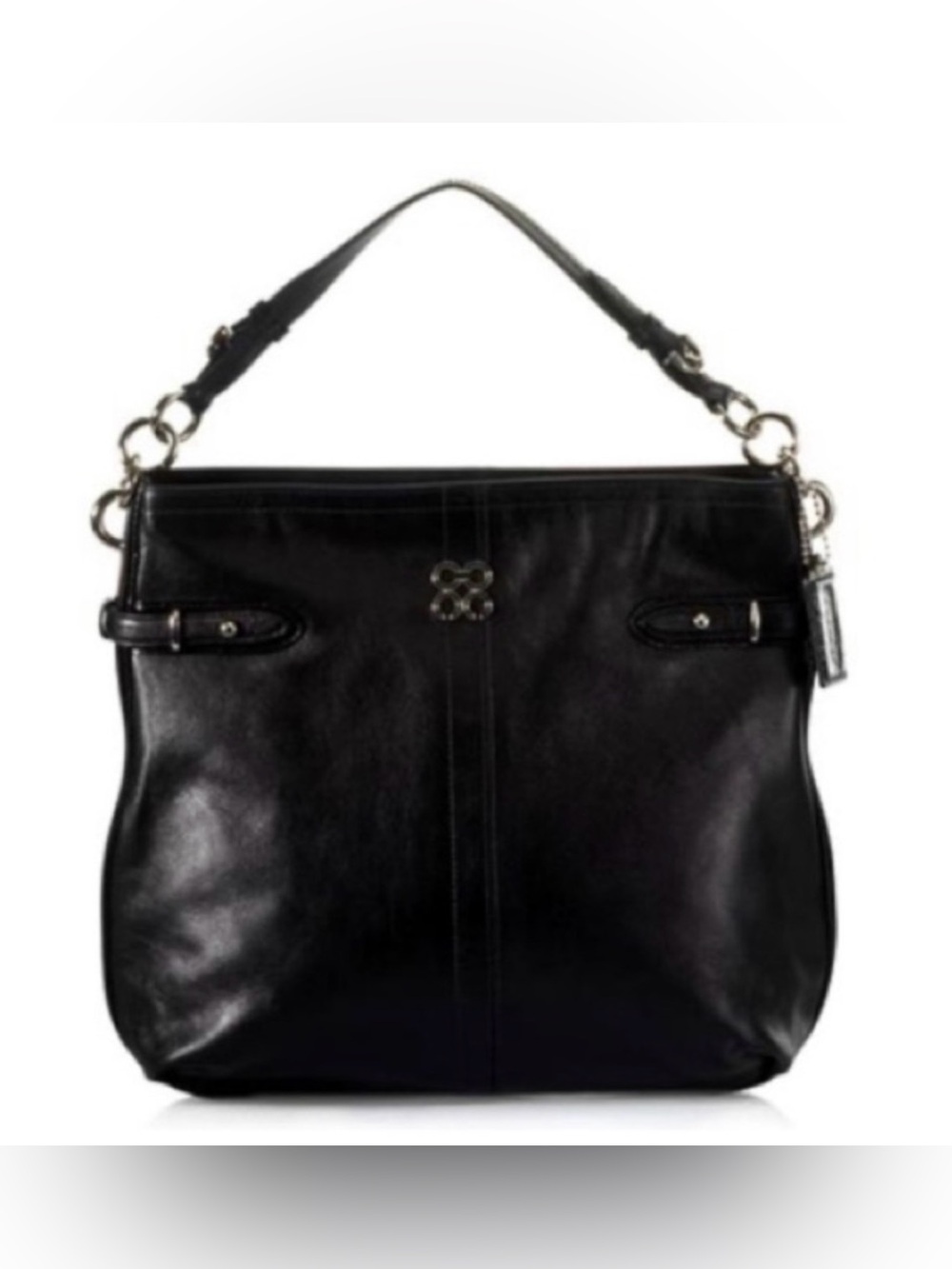 Like new Coach Black Leather Colette Shoulder Hobo Bag 16413